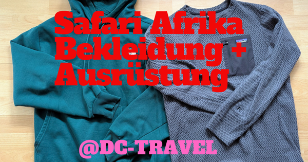Safari Bekleidung und Ausrüstung